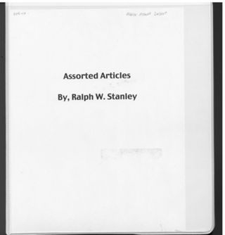 Assorted Articles