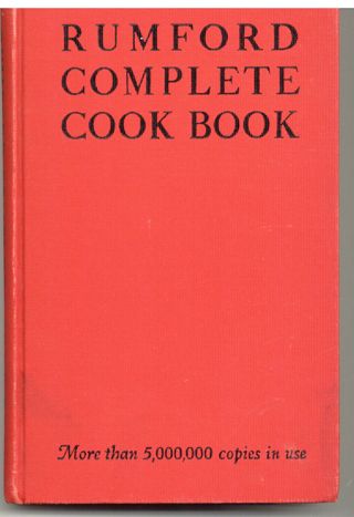 Rumford Complete Cook Book