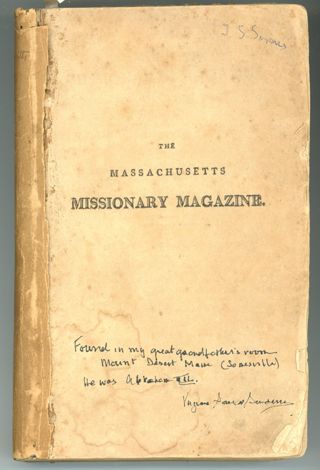 The Massachusetts Missionary Magazine... Vol. IV