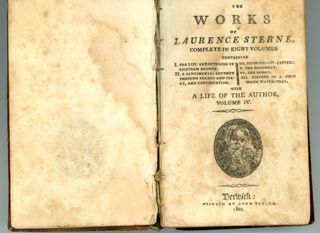 A Sentimental Journey Through France and Italy and Continuation. Vol. II of The Works of Laurence Sterne, complete in eight volumes