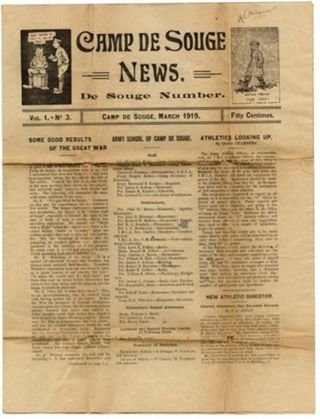 Camp De Souge wartime newspaper.