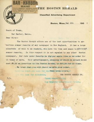 Letter, Boston Herald&nbsp;