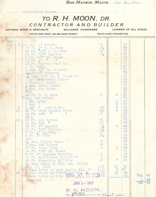 Statement noted "Information Bureau"