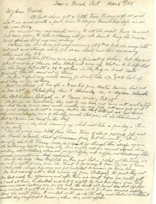 Letter (1918) to Fred Smith
