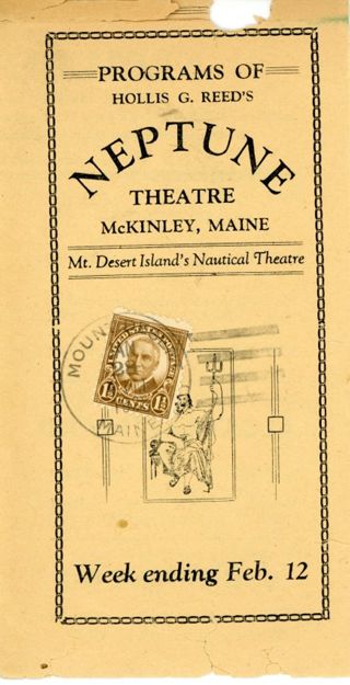 Programs of the Neptune Theatre