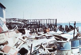 Building debris