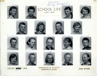 Somesville Grade School Grades 5.6, 1958.59
