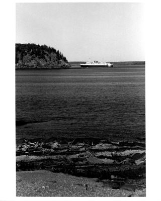 Bluenose Ferry, passing Bar Island