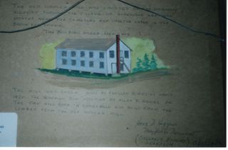Shuttle on Frame / Pastel of Woolen Mill