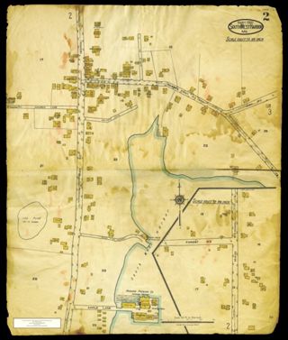 Map 2 of the Sanborn Maps of Southwest Harbor, ME, 1921