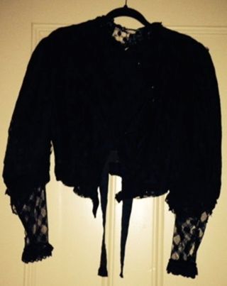 Black Jacket made by Cora Justine Savage