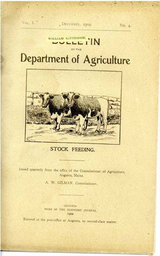 Bulletin of the Department of Agriculture