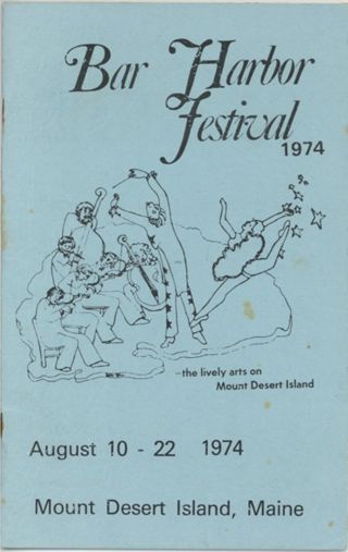 Bar Harbor Festival 1974 Program