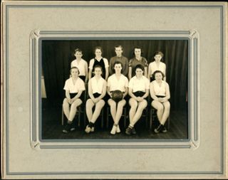 Pemetic girls basketball team, 1935