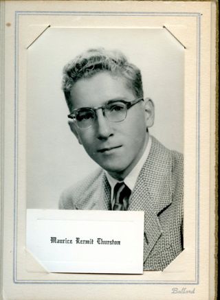 Thurston, Maurice Kermit, Pemetic HS graduation photo