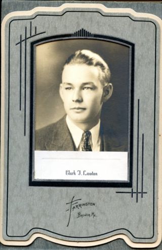 Lawton, Clark F., Pemetic HS graduation photo