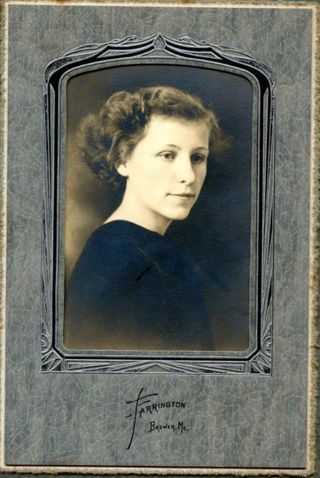 White, Marjorie Florence, Pemetic HS graduation photo