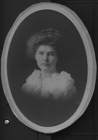 Rich, Ethel M., young woman formal photo