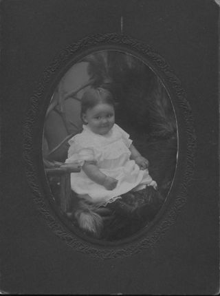 Trask, Millicent, baby, formal photo