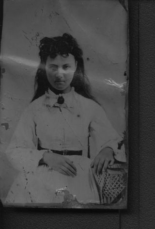 Kelley, Charlotte Baldwin, young woman, formal photo