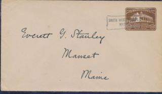 Stamped envelope sent from Southwest Harbor c.1930