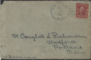 Bass Harbor post office first day cover 1966
