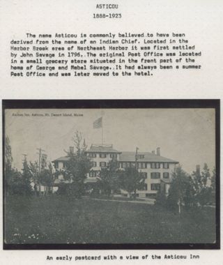 Postcard of Asticou Inn, 1911
