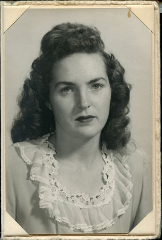 Higgins, Winona Pemetic HS senior photo, 1949
