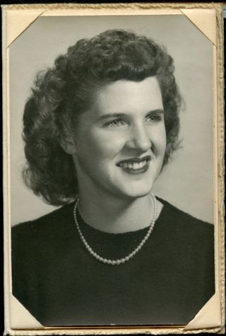 Boyington, Ramona Ann Pemetic HS senior photo, 1949
