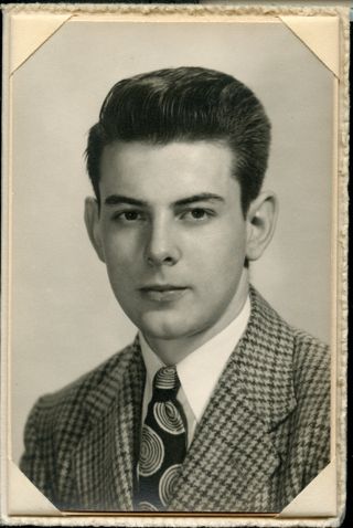 Trask, Graham Arthur Pemetic HS senior photo, 1949
