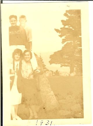 Elizabeth Harkins & summer friends, 1931