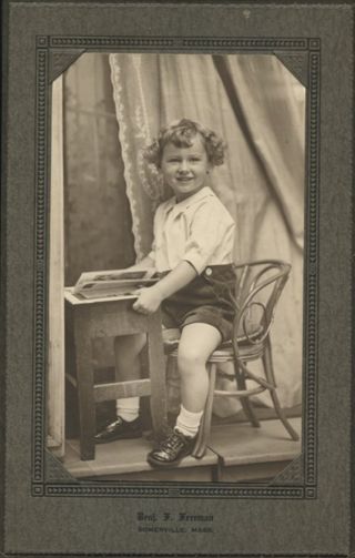 George M. Torrey, child, formal portrait