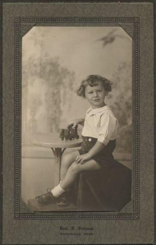George M. Torrey, child, formal portrait
