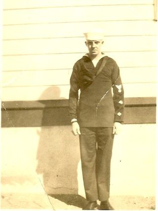 William K. Hinton in his navy uniform