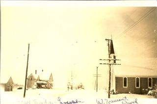West Tremont church, Fred Bridges house