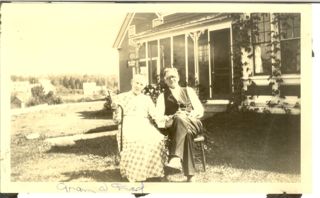 Loren Rumill & mother, Eliza Carver Rumill at West Tremont