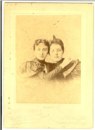 Gertrude Clark & Helen Rideout, adults, professional photo
