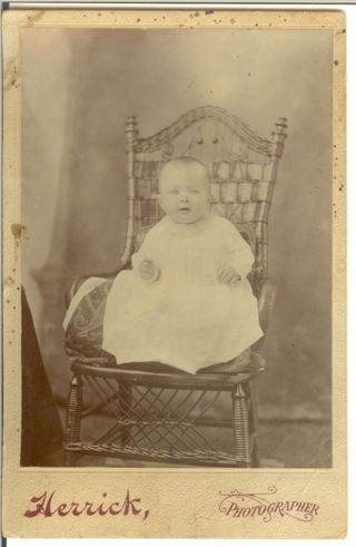 Harvey D. Clark, infant, professional photo