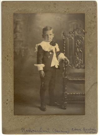 Rodney Edward Lunt, boy, professional photo