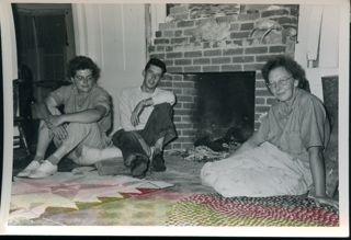 L to R, Eleanor Mayo, Lester Radcliffe, Ruth Moore