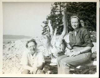 Moore, Ruth, with friend, Molly Smith