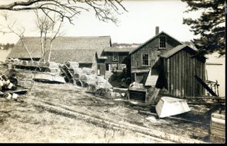 Thurston wharf, old post card