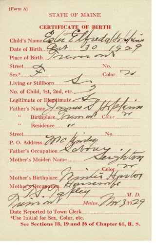 Tremont birth record