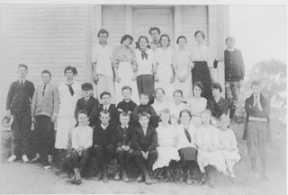 school photo, Audrey Thurston Moore, included