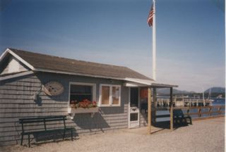 color photo of Cranberry Isles Post Office, 1998