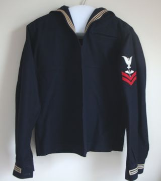 Navy uniform worn by Larry Closson