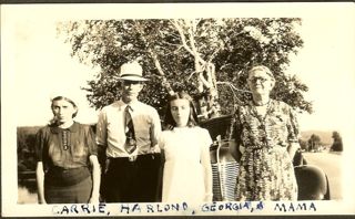 Carrie, Harland & Georgia Murch with Esther Gott