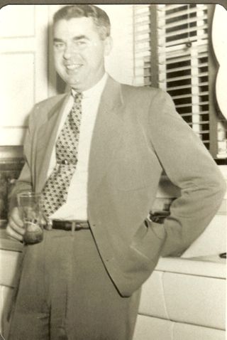 Albert Gott in his kitchen