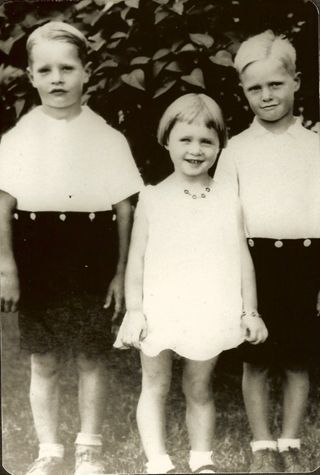 Billy, Gladys & Paul Dornfeld, young children