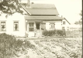 young Norman Gott at Esther Gott's house